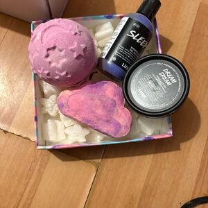 Lush Purple and Pink Bath Collection